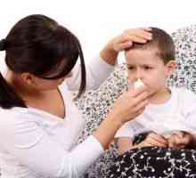 Чистење на носот и очите на дете во респираторни заболувања