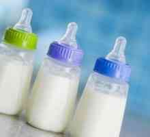 Истекувањето на мали шишиња на детето формула