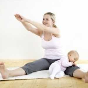 Вршење по породувањето, за рехабилитација и слабеење стомакот